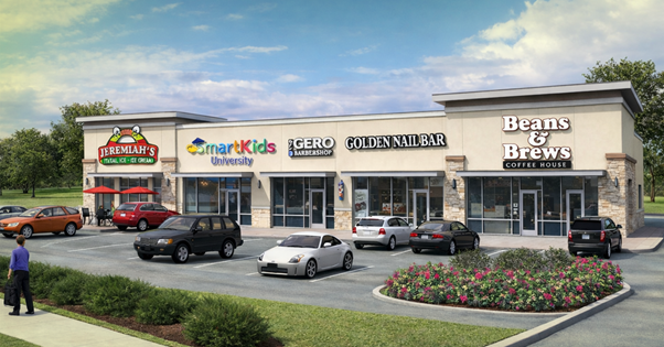 shopping center for lease in Katy